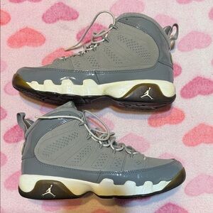 Jordan Gray and White Kids Sneakers